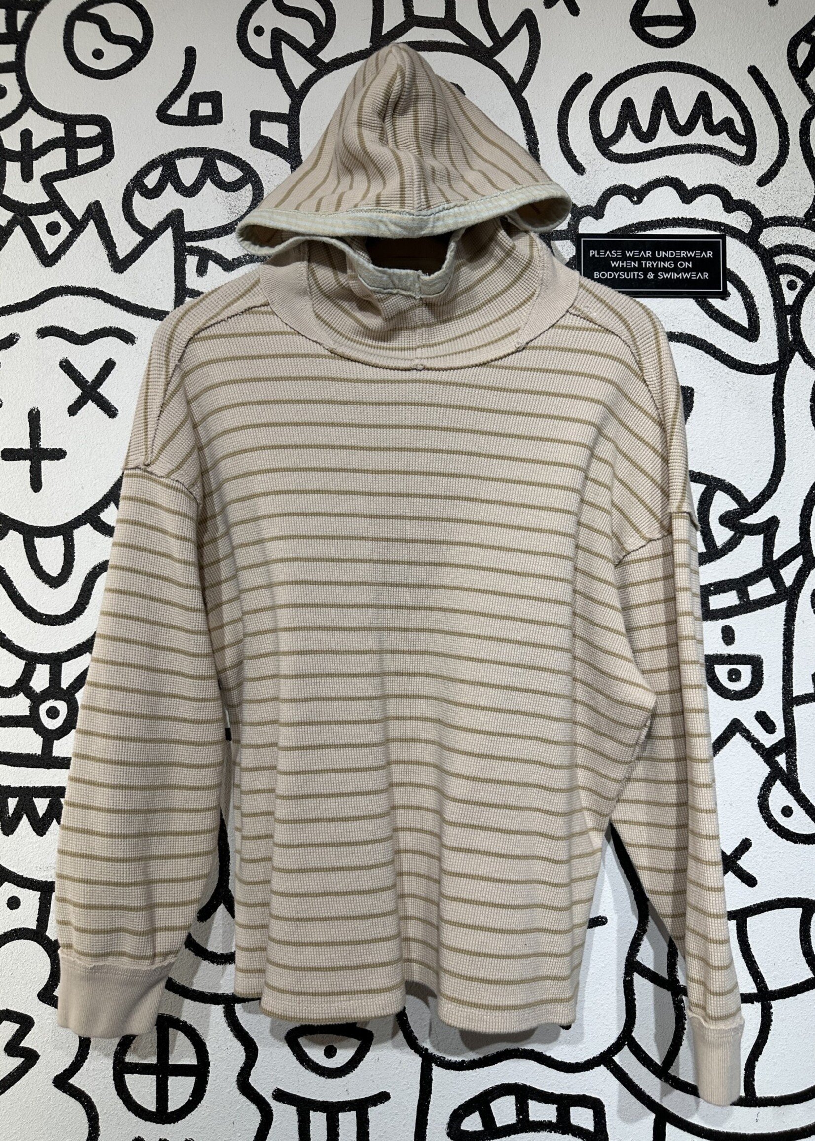 We The Free Thermal Striped Hoodie XS