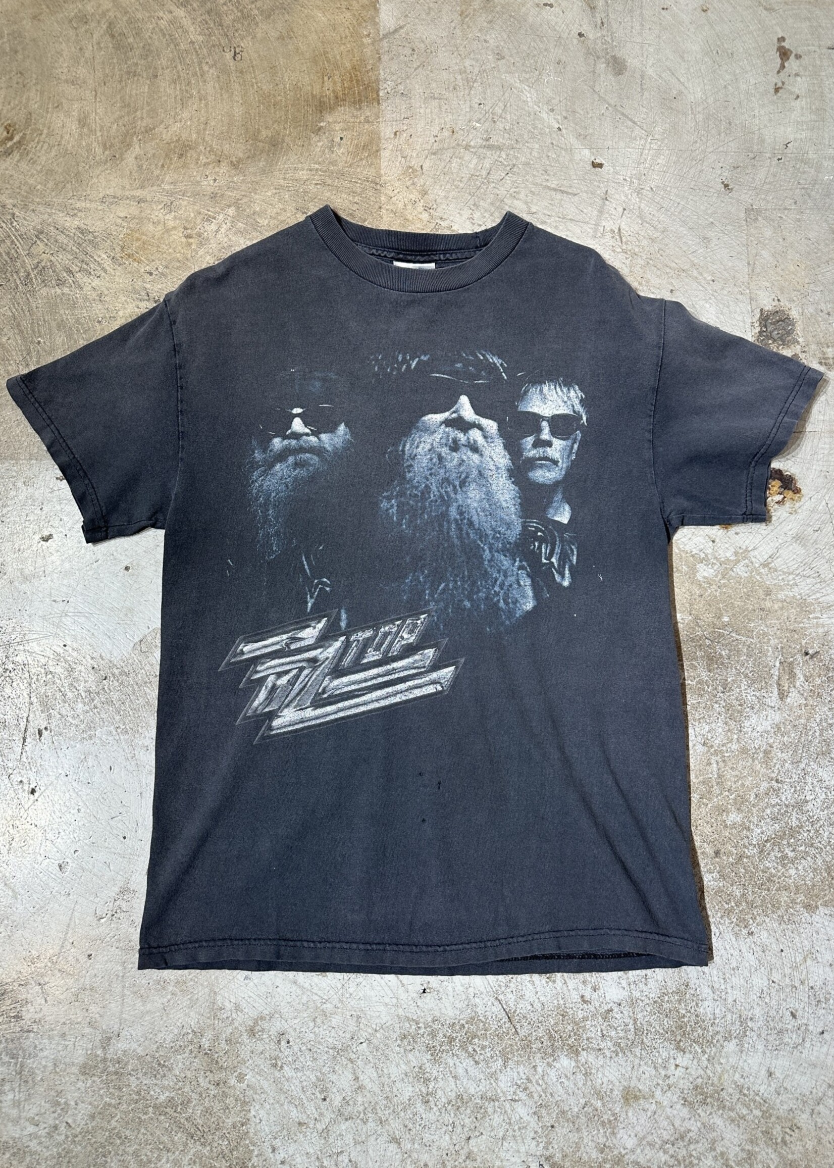 ZZ Top Faded Band Tee M