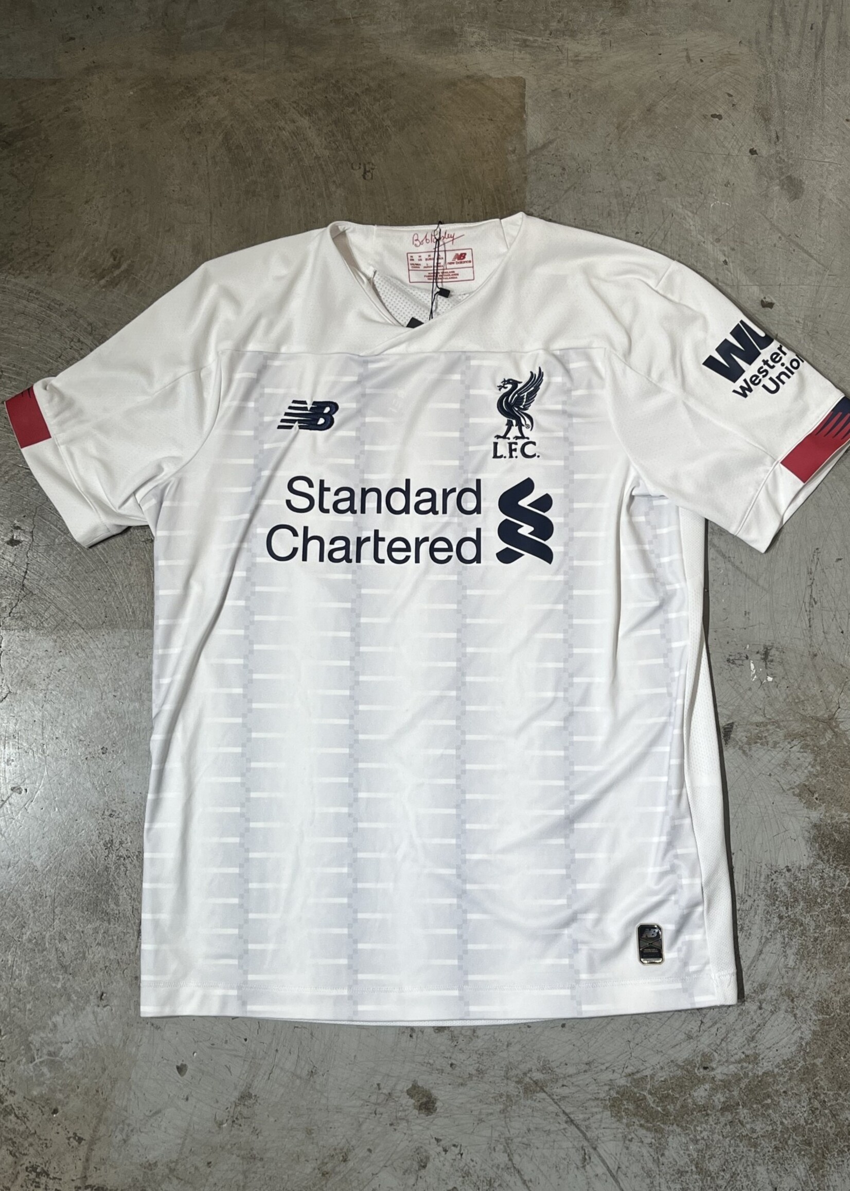 Bob Paisley NB Liverpool White Jersey M