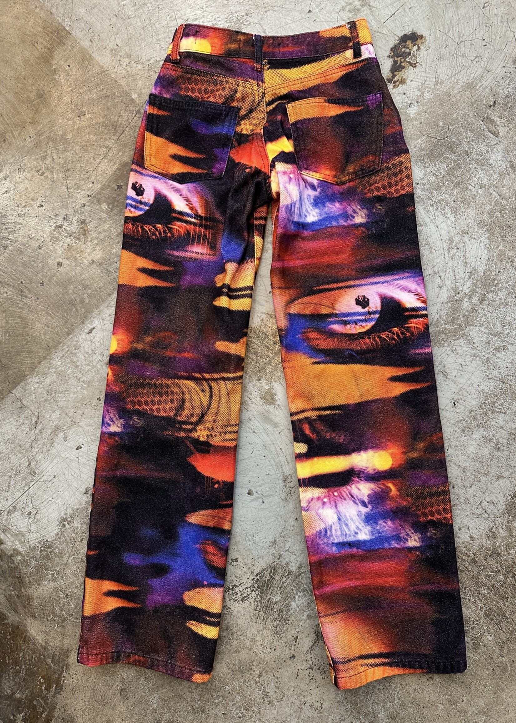 Jaded London Orange Eye Pring Pants 23