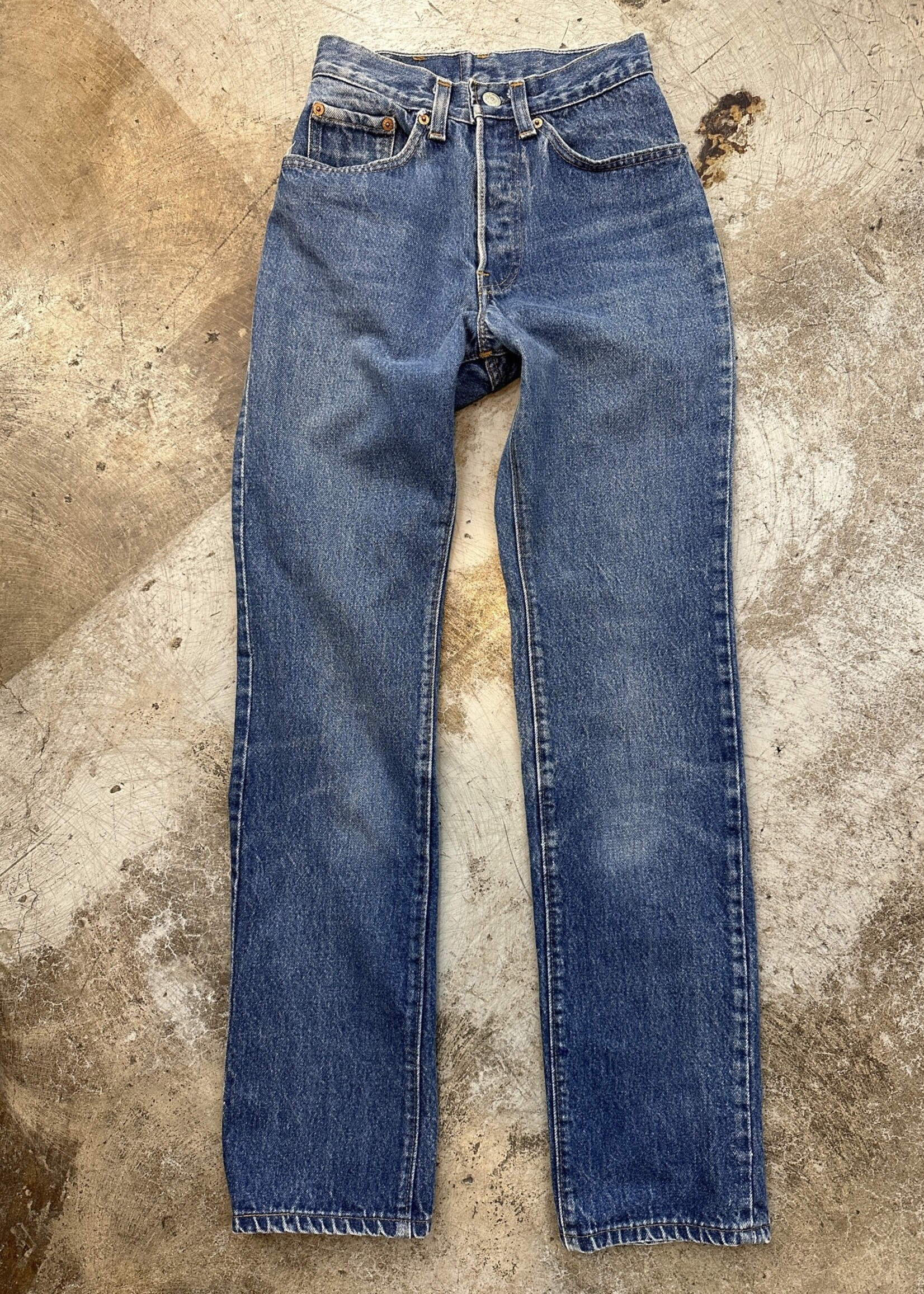 1983 Levi's 501 Dark Wash Denim 24