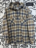 Carhartt Button Up Hooded Flannel Fits Masc M