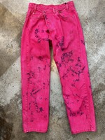 Levi's Reworked Pink Dye 501s 28