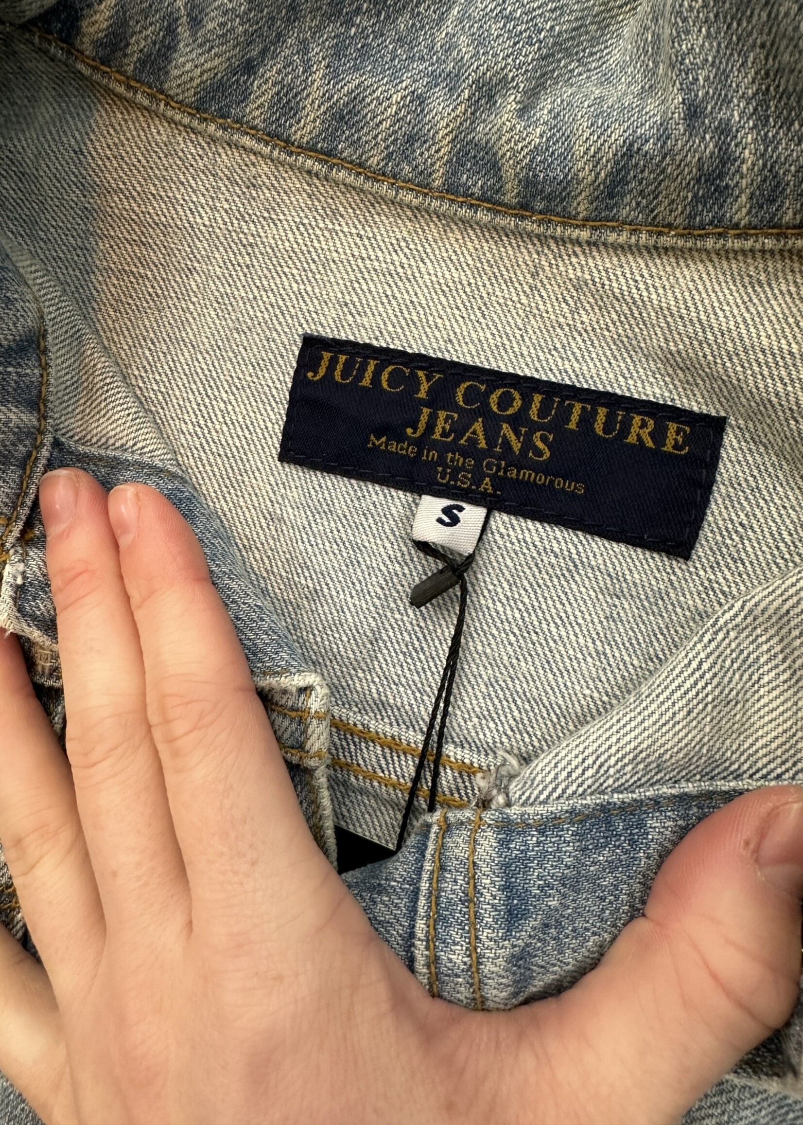 Juicy Couture Patch Denim Jacket S