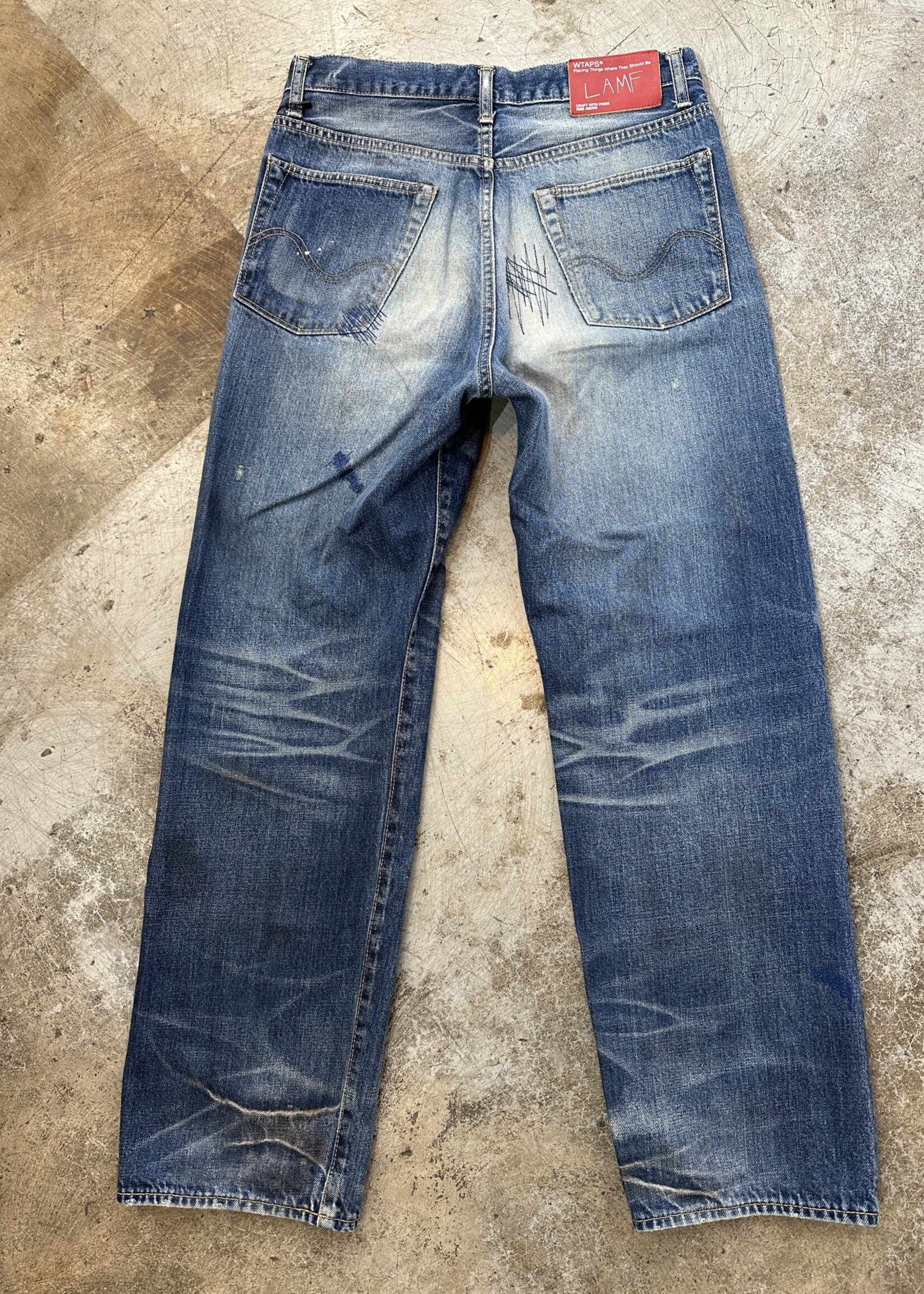 WTAPS S/S 09 Lamf Blues Trash Denim MASC 30