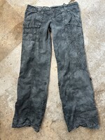 Missme Y2K Black Dyed/Embroidered Pants FEM 30"