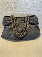 Fendi Mia Leather Hobo Bag