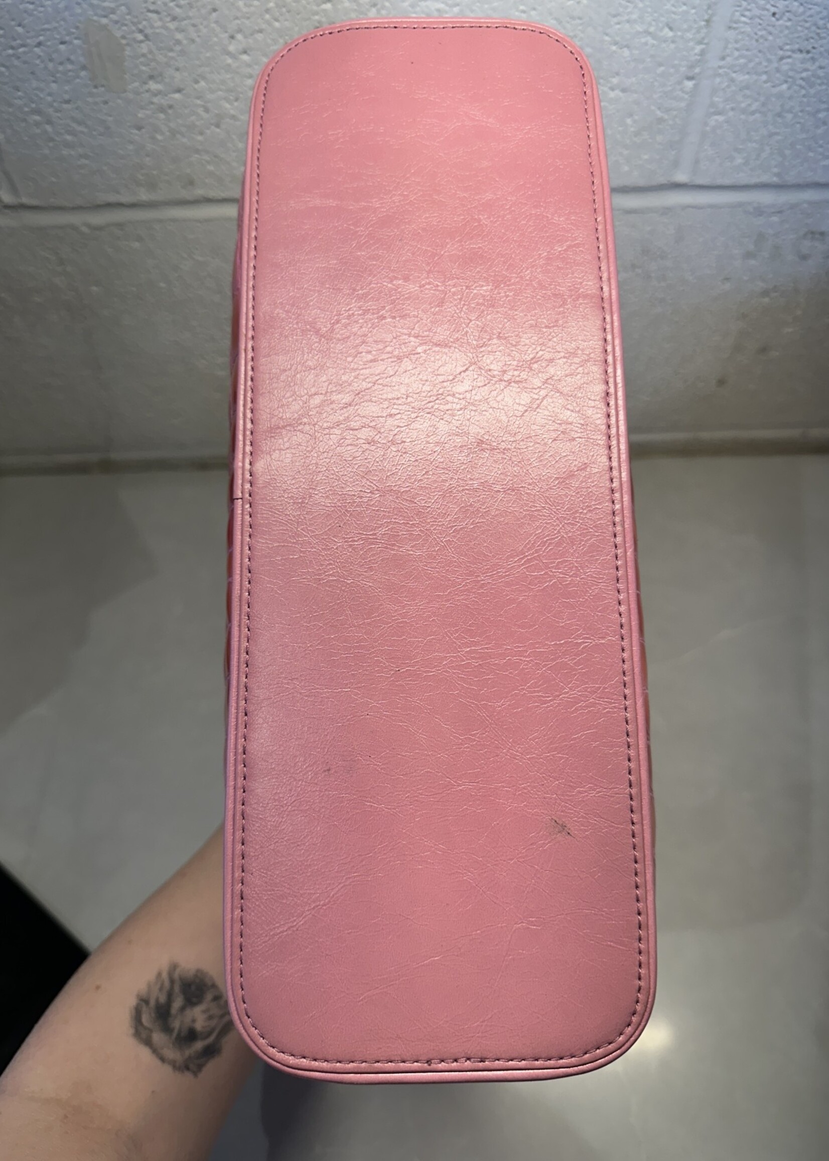Brighton Pink Croc Handbag