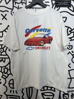 Corvette Vintage White Tee XL