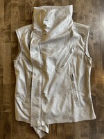 2010s Rick Owens Champagne Leather Vest S AS IS