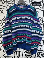 Concrete Multi-Color Heavy Knit Sweatshirt XL