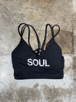 Soul Cycle Black Lululemon Sports Bra 4/XS