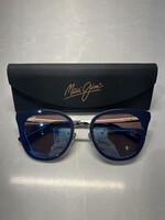 Maui Jim Like New Blue Reflective Sunglasses WITH CASE