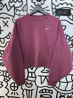 Nike Redish Pink Crop Sweater Fem S