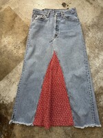 Levi's Vintage Reworked Maxi Skirt AS IS 30"