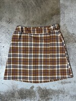 John Galt Plaid Belted Skirt 22