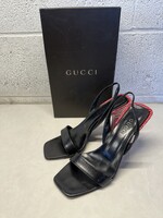 Y2K Gucci Leather Sling Back Sandals 7.5