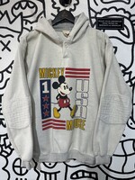 Disney Wear Vintage White Mickey Hoodie Fem M