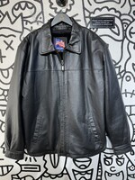 USA Leather Vintage Black Jacket Fits XL