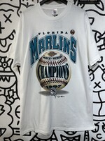 Deadstock 1997 Florida Marlins White Tee XL