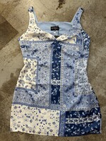 NWT Kittenish Blue Paisley Dress L