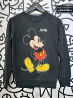 Vintage Mickey Florida Black Sweater Fem S