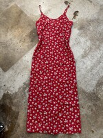 Dare to Dress Vintage Red Floral Dress S