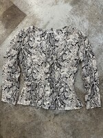 Reformation Reptile Print LS Button Up 2/XS