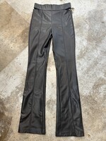 Zara Faux Leather Cutout Pants 26"