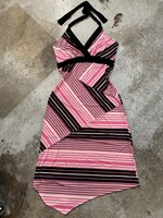 Check It Out Pink Asymmetrical Dress S
