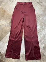 NWT House of Harlow Red Satin Pants 24