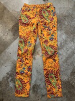 Moschino Orange Paisley Printed Pants 25