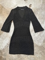 Vertigo Y2K Black Knit Dress S