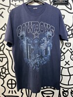 Pro Player Faded Blue Cowboys Tee L