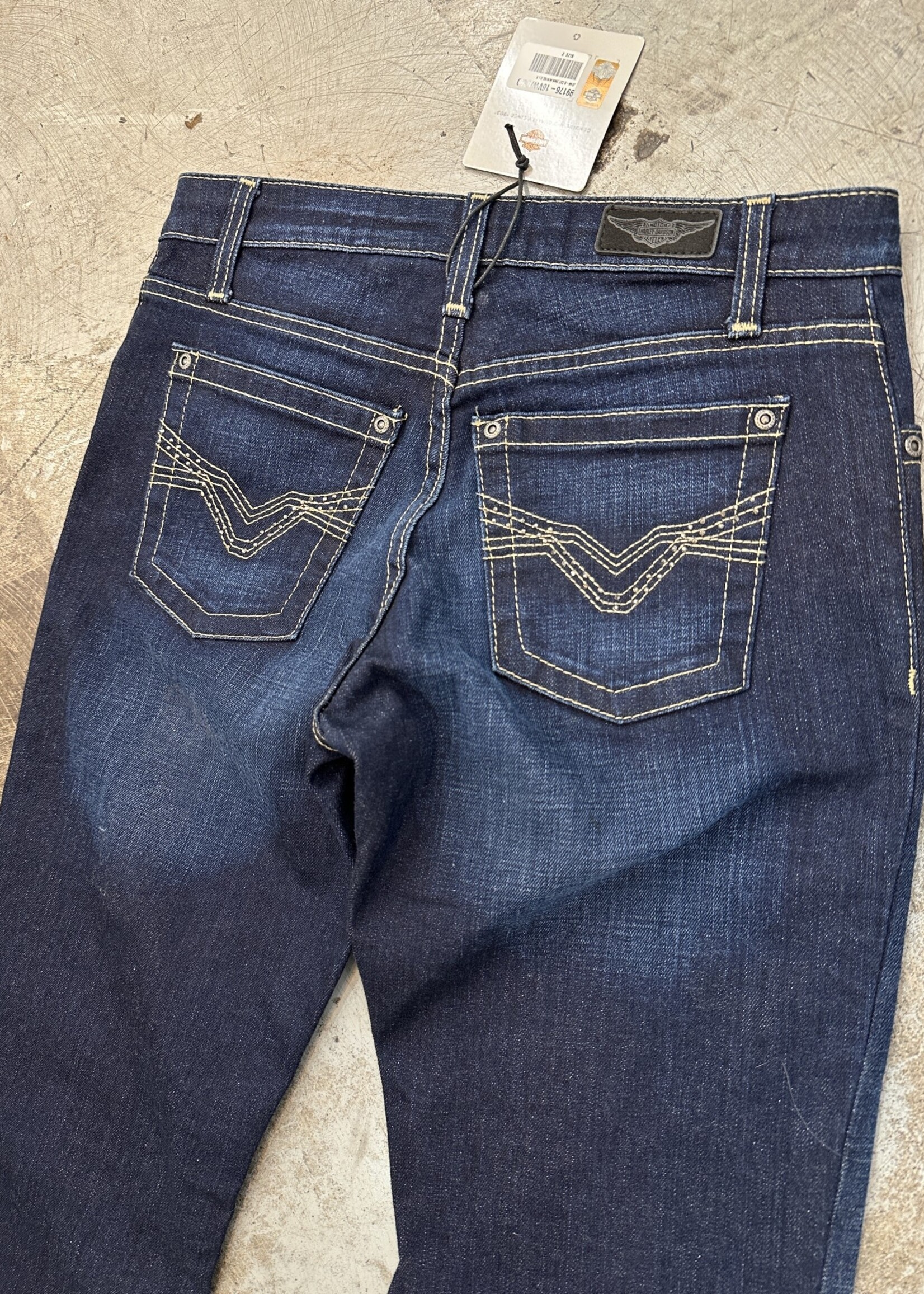 NWT Harley Davidson Dark Wash Jeans 28