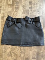 UO Black Glitter Bow Skirt 26