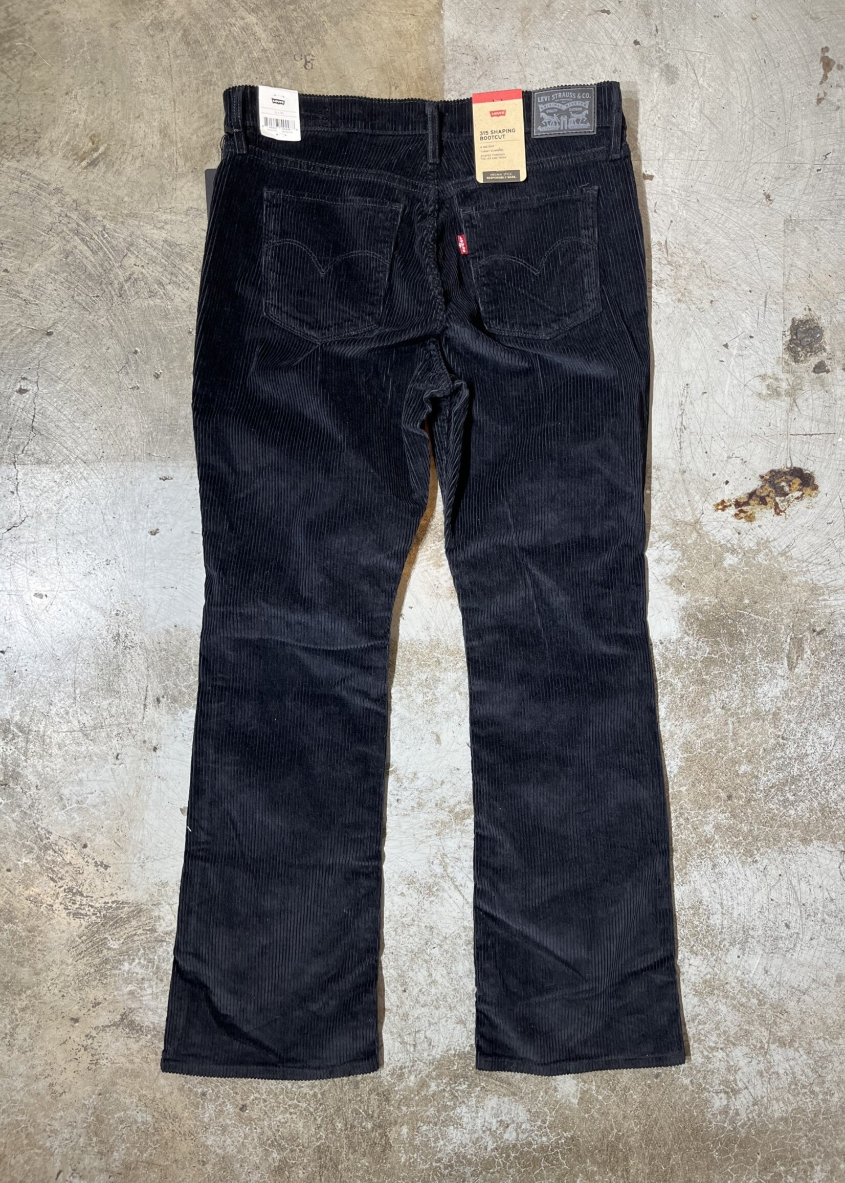 NWT Levi's Black Cord Pants FEM 31