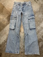 Zara Cargo Flare Jeans 28