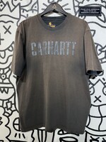 Carhartt Sun Faded Black Logo Tee L
