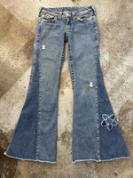 True Religion Floral Patch Bell Bottoms 28