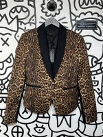 BCBG Cheetah Print Blazer S