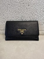 Prada Black Saffiano Wallet