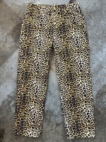 House of Sunny Cheetah Print Jeans FEM 30