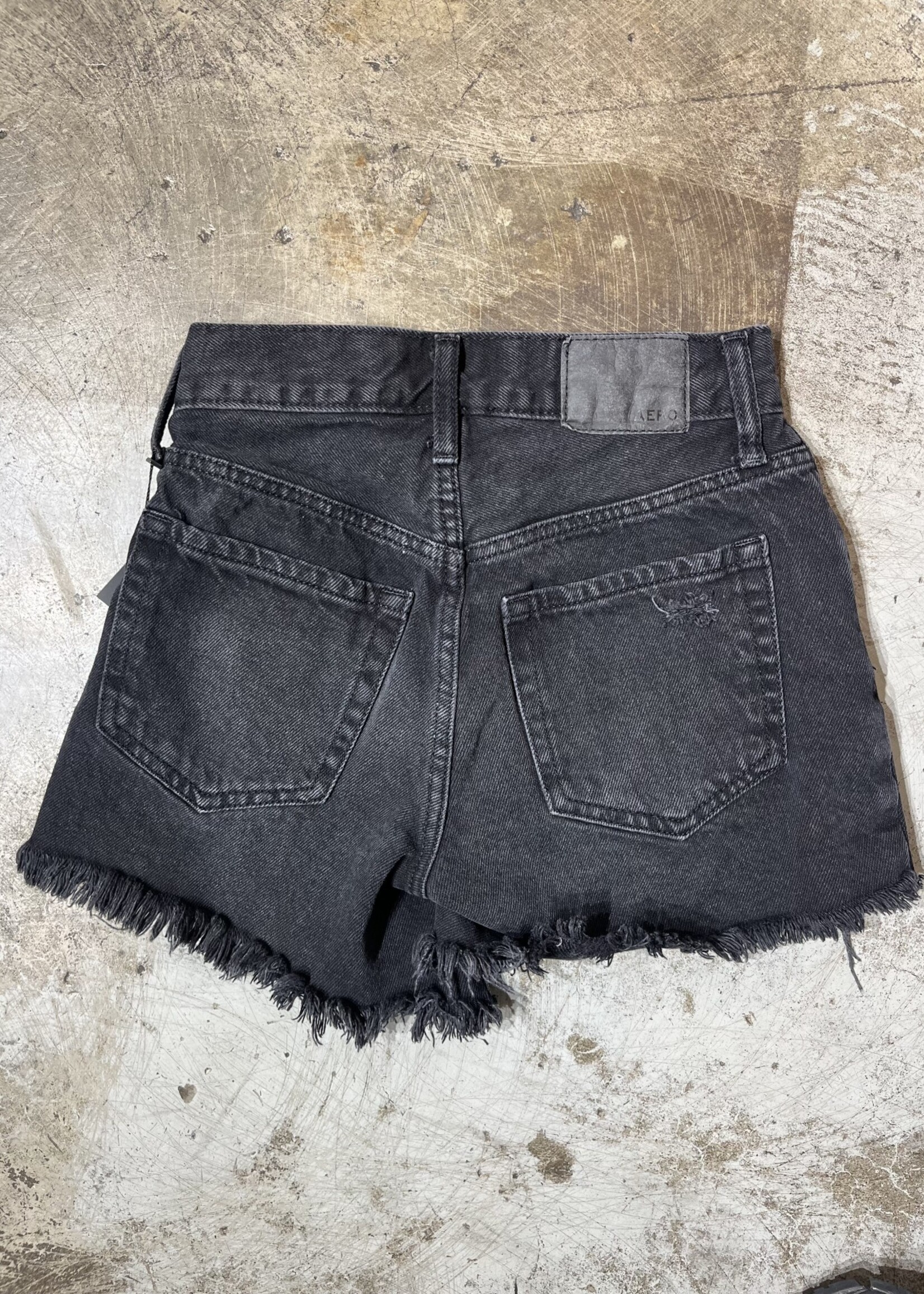 Aeropostale Black High Waisted Shorts 26