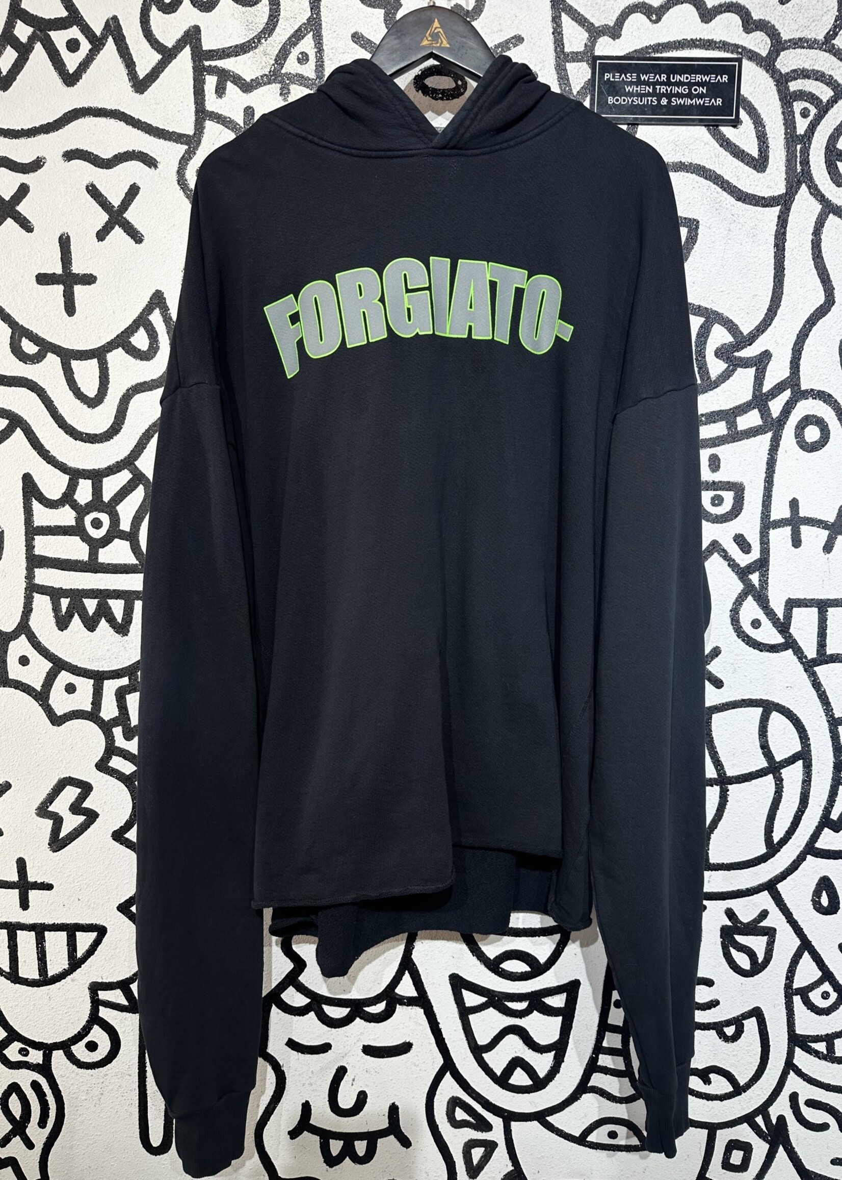 Vlone Forgiato Black Hoodie L