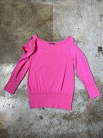 Frenchi Y2K Pink Open Sleeve Top S