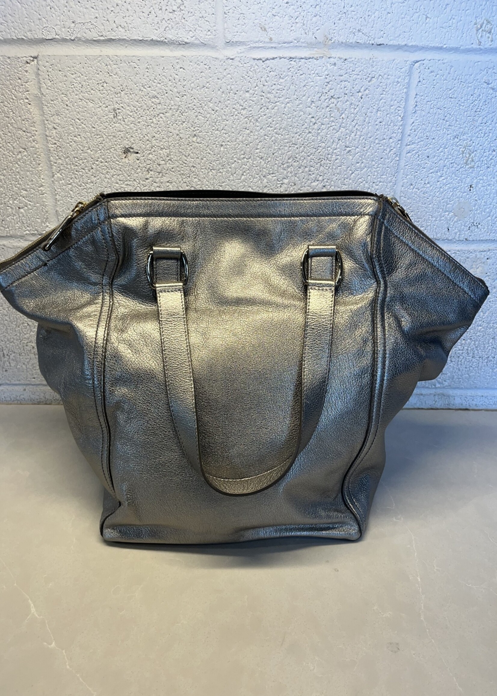 YSL Metallic 'Downtown' Tote