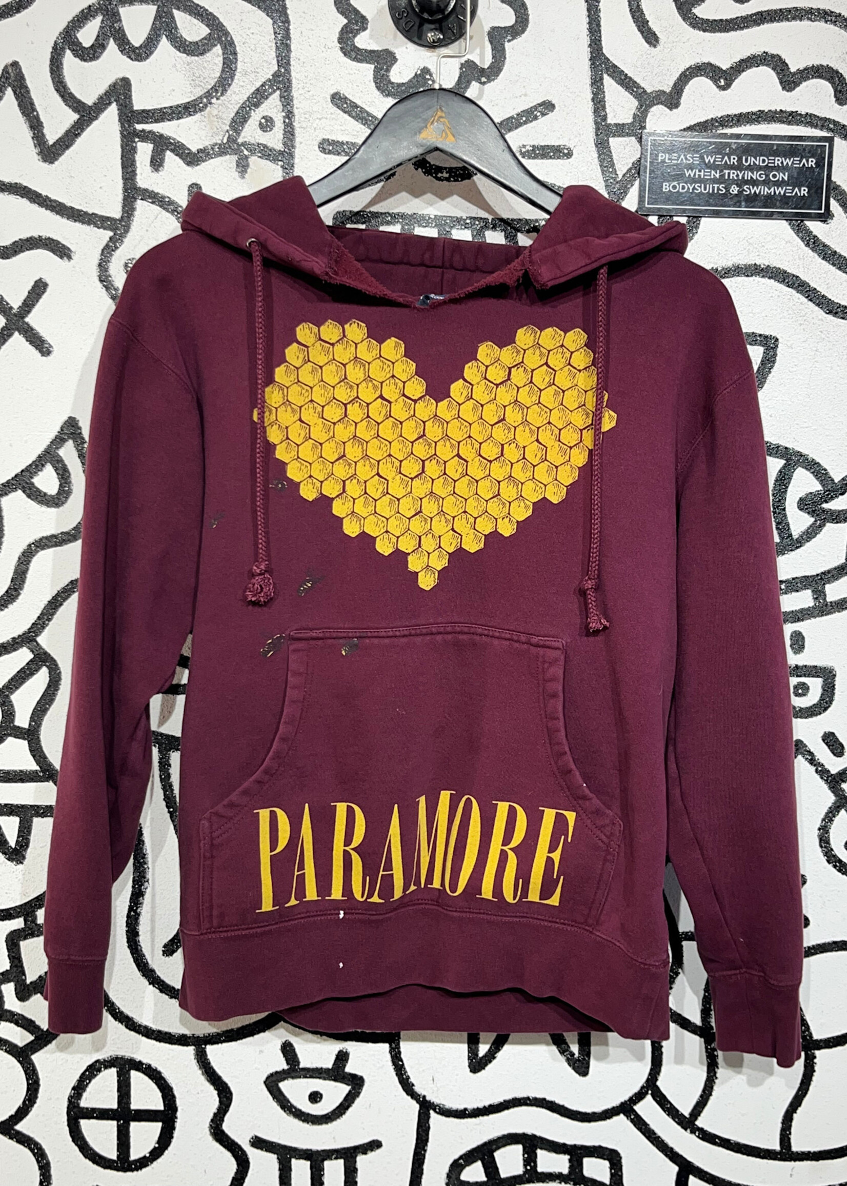 Paramore Y2K Maroon Hoodie XS AS IS