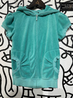 Juicy Couture Y2K Baby Blue SS Track Jacket M