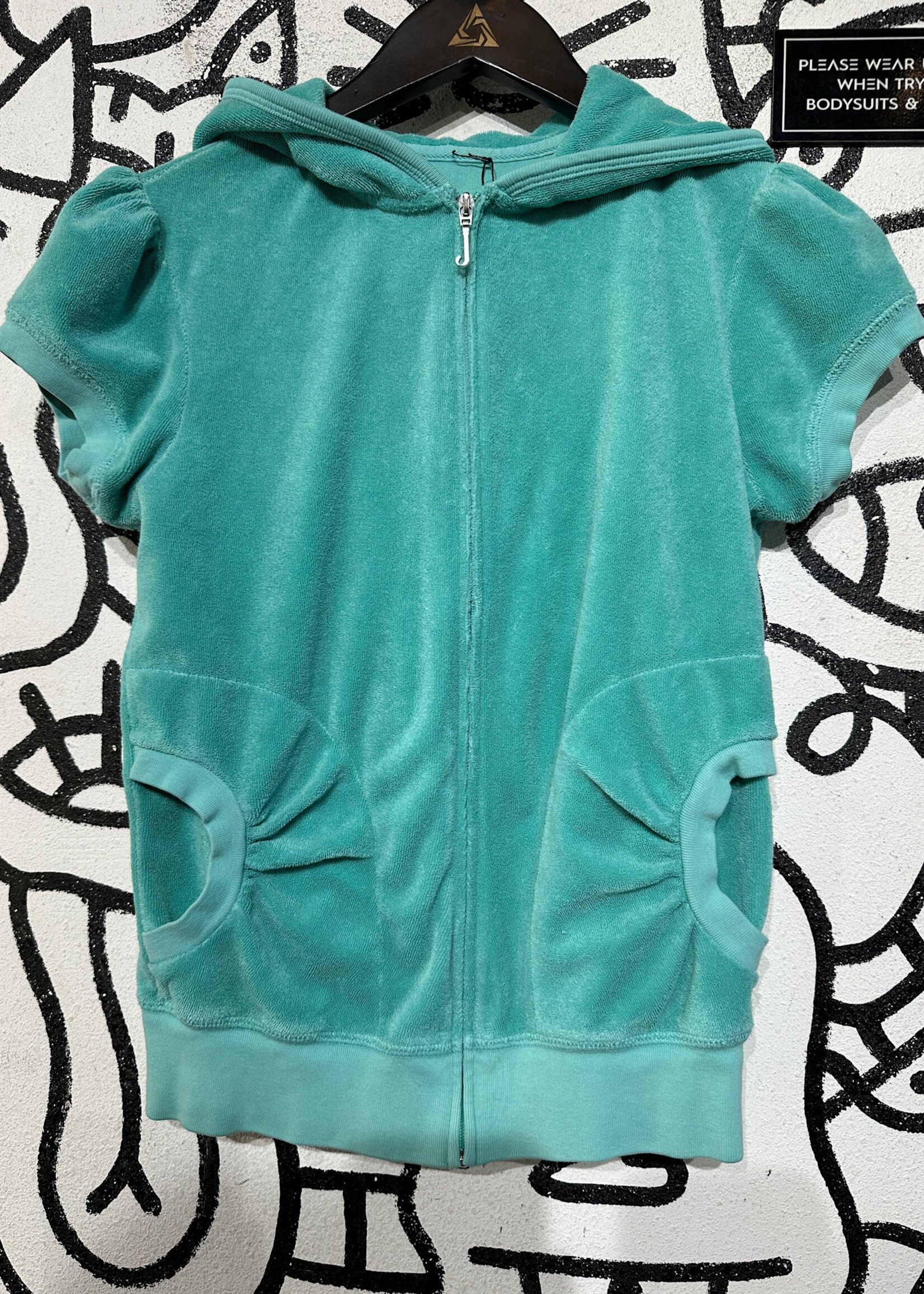 Juicy Couture Y2K Baby Blue SS Track Jacket M